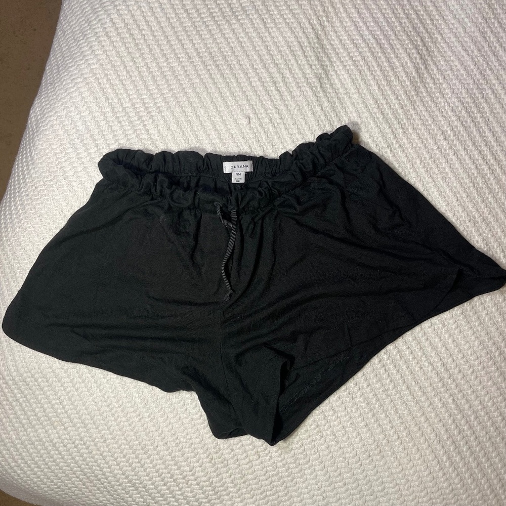 Black Drawstring Shorts